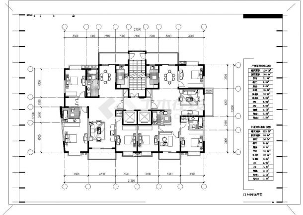 某地多层小区房型结构设计图纸-图二