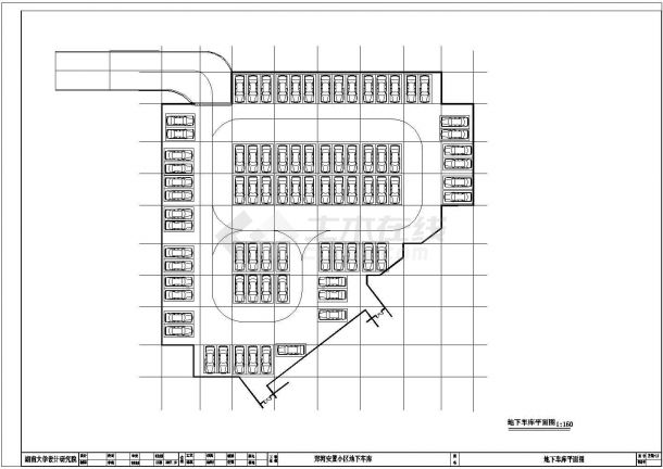 江苏某小区带三个单元小区建筑住宅CAD设计平立面图纸-图一