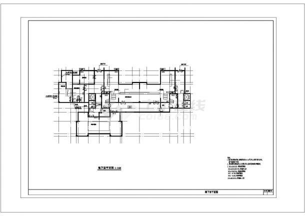江苏某小区带三个单元小区建筑住宅CAD设计平立面图纸-图二