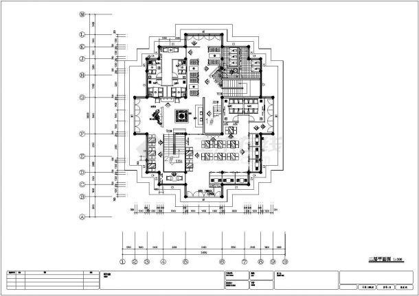 某茶楼建筑CAD大样完整构造详细设计图-图一