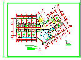 某十二层国际酒店整套CAD平面及装修设计图纸-图一