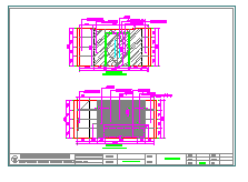 某住宅项目小型售楼处装饰施工CAD设计图纸-图一