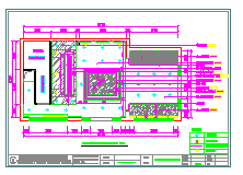 某住宅项目小型售楼处装饰施工CAD设计图纸-图二