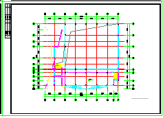 某学校体育馆方案cad设计图纸