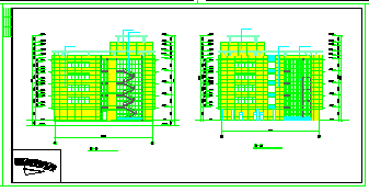 大型办公式酒店建筑CAD设计图纸及说明_图1