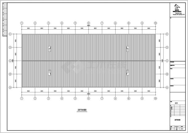 金炭公司某单层轻钢结构厂房设计cad全套结构施工图-图二
