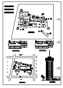 高档大型旅馆建筑CAD设计施工方案图纸