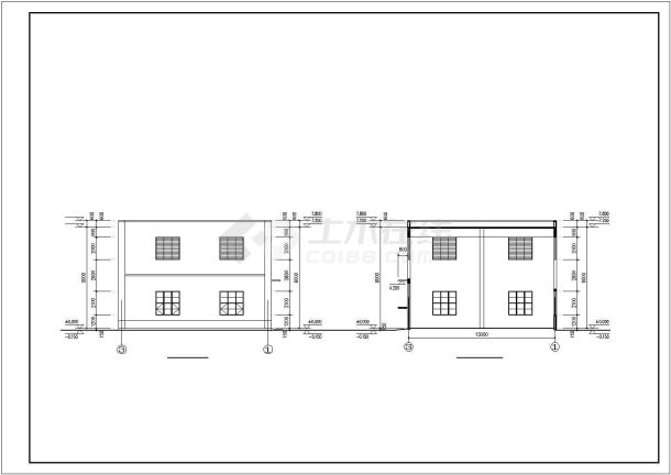 某锅炉房浴室建筑布置参考详图-图一