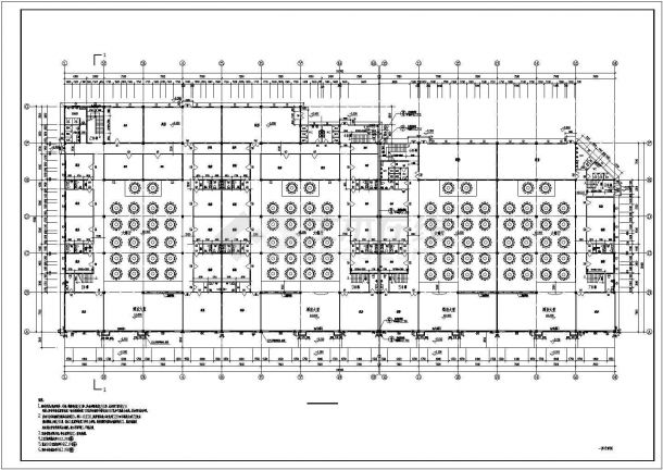某大型饮食城建筑规划CAD详图-图二