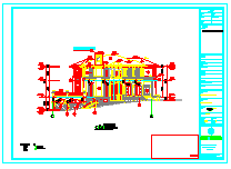 观澜湖高尔夫别墅全套建施设计CAD图纸-图一
