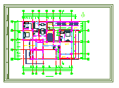 两层日式风格别墅建筑设计CAD施工图-图一