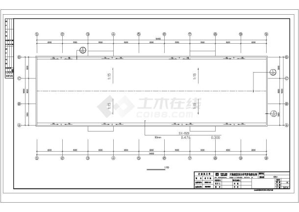 某车间建筑布置参考详图-图一