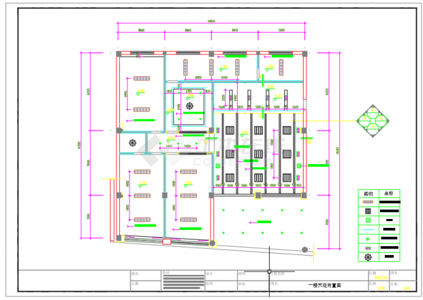  Reference drawing of building layout of a China Mobile business hall - Figure 2
