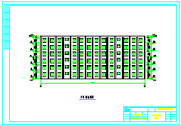 6层 宿舍楼全套cad设计（4898平，含计算书，建筑图，结构图）_图1