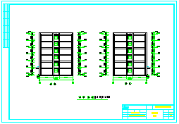 6层 宿舍楼全套cad设计（4898平，含计算书，建筑图，结构图）-图二