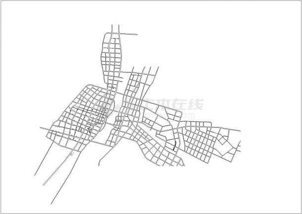 某城市支路建设cad全套施工图（含设计说明，含雨污水设计，含照明设计）-图二