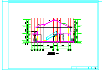 某二层小别墅建筑施工设计CAD图-图二