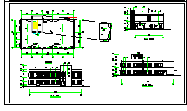 某二层医务所建筑设计CAD方案图-图一