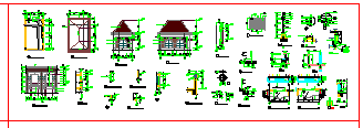 某六层底商住宅楼建筑设计CAD施工全图-图二