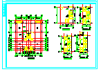 某三层独栋别墅建筑施工设计CAD图_图1