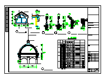 某三层欧式度假别墅建筑施工图纸（含效果图）_图1