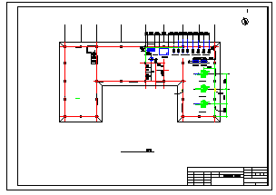 某城市气化工程生活楼及办公楼采暖cad设计施工图-图一