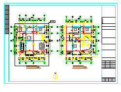 [安徽]三层小型别墅建筑施工图纸（含效果图）_图1