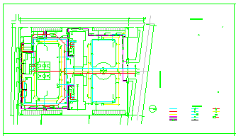 某室外管网及锅炉房cad施工设计图-图二