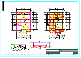 [北海]某三层别墅建筑设计CAD施工图