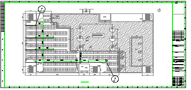 0.5712MW屋面分布式光伏发电施工cad设计图-图一