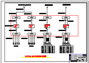 383.04KW光伏并网设计cad系统设计图_图1