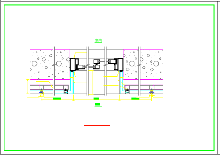  CAD drawing of installation nodes of commonly used aluminum veneer curtain wall of various types - Figure 2