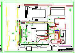 宾馆综合楼给排水空调cad设计施工图纸-图二
