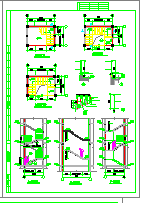 某三层私宅别墅建筑结构详细cad设计施工图纸-图二