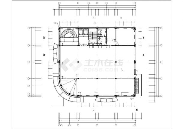 盐城市某村镇4层砖混结构乡村私人别墅全套平面设计CAD图纸（2套方案）-图二