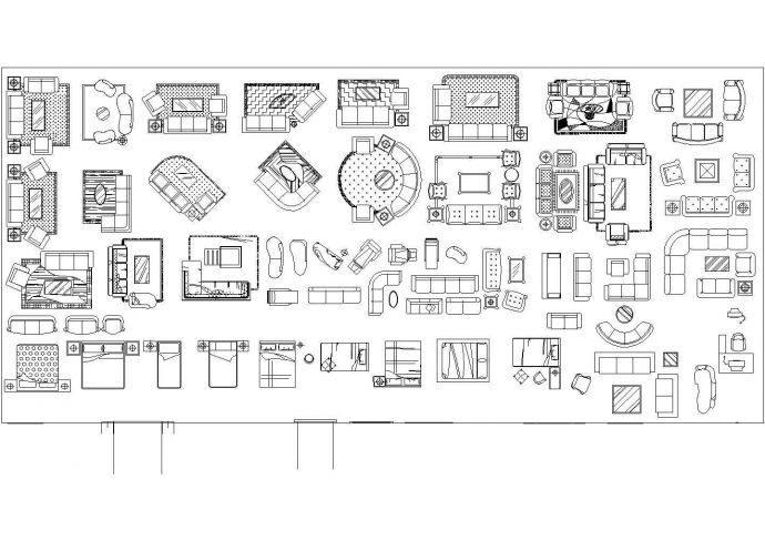 CAD常用图块 家装建筑类_图1