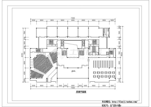 深圳某大学2.4万平米11层框架结构教学综合楼全套建筑设计CAD图纸-图一