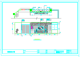 200平米豪宅室内装修设计cad平面施工图纸_图1
