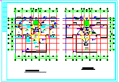 长21.5米 宽16.4米 -1+11层(1LT1DT3户)住宅楼水施cad图纸_图1