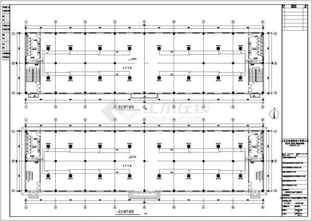 温州市装修某某厂房全套MDV设计cad施工设计图-图二