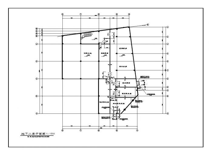 某大厦建筑CAD平面设计图_图1