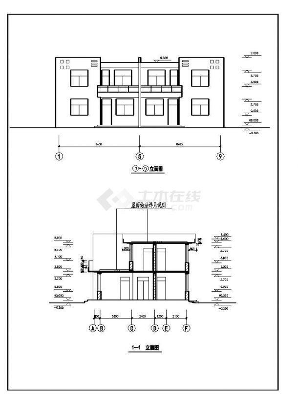 住房户型CAD平面设计图-图一