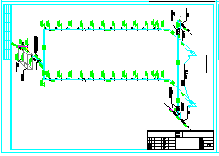 长35.4米 宽9.9米 13层(1梯2户2单元)住宅楼给排水设计cad图纸-图一