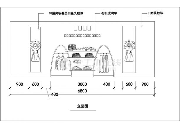 某地区服装专卖店设计参考图-图二