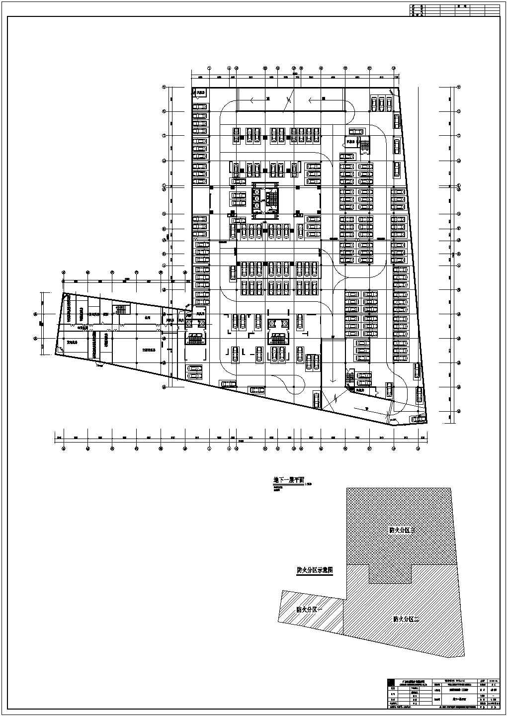 某地区地下机械停车场装修设计参考详图