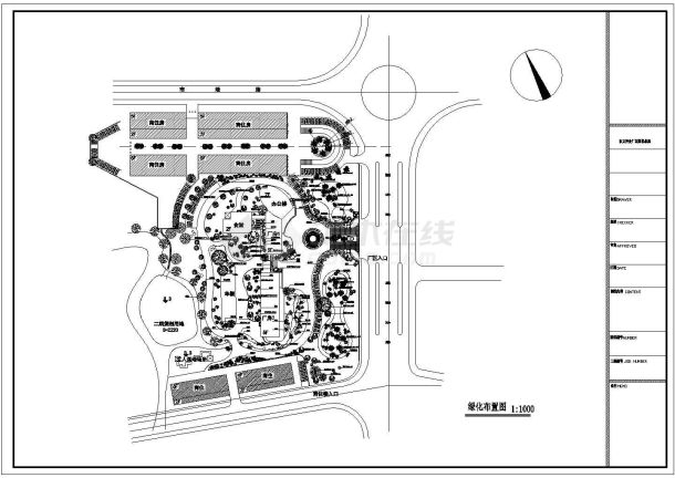 某东方花园景观CAD详细全套完整设计图-图一