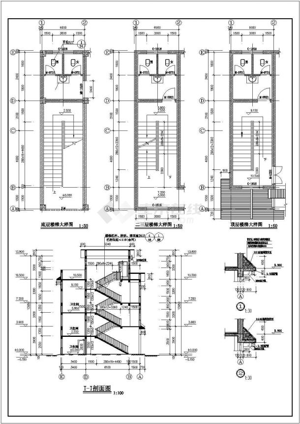 某川西民居CAD全套建筑设计完整施工图-图一