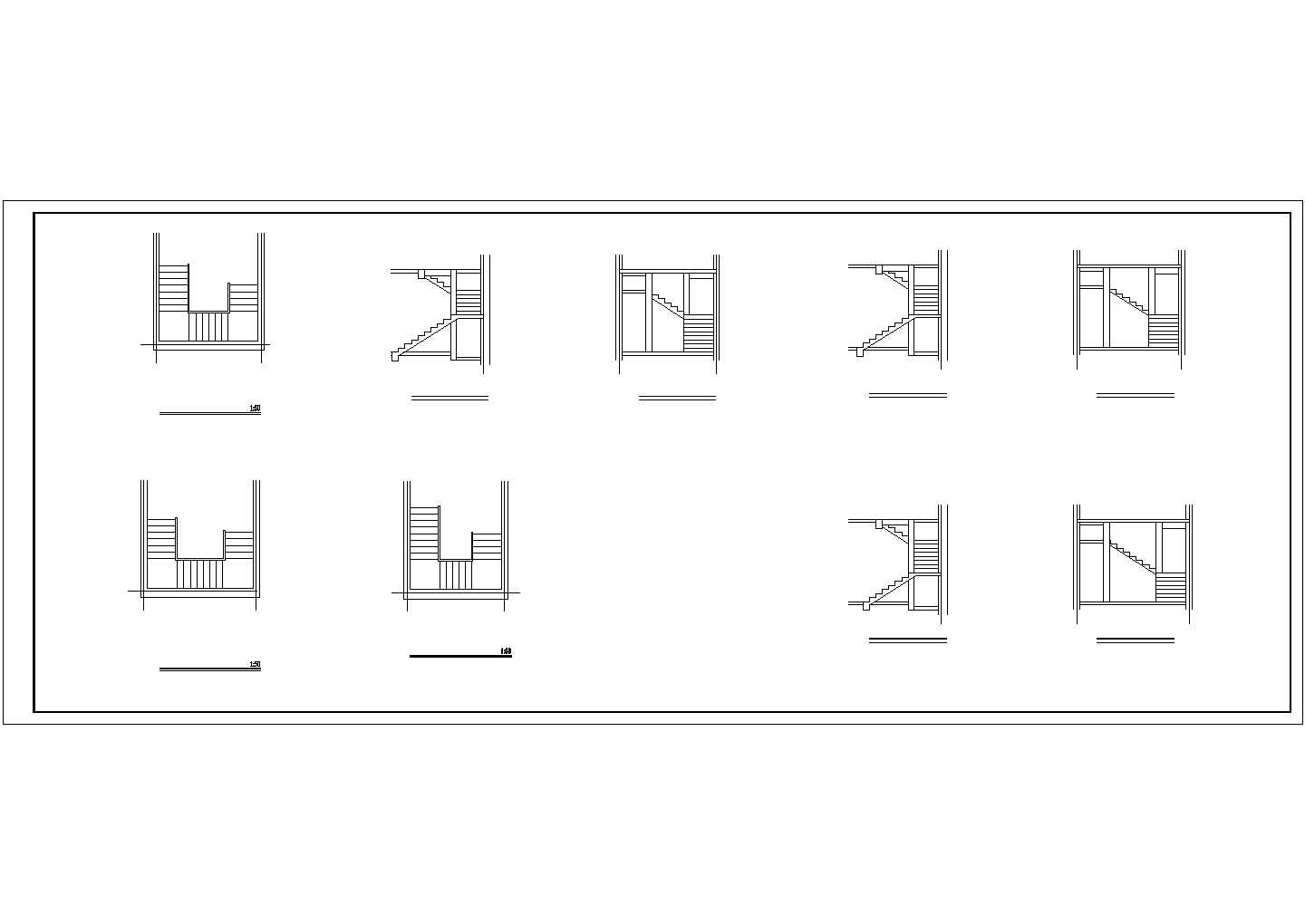 某仿古建筑二层门市CAD全套规划设计施工图