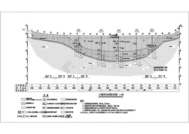 某除险加固水库大坝旋挖钻回填工程设计cad全套施工图-图二