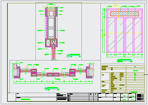某海南名师摩洛哥风格双层别墅装修图户型CAD门表图